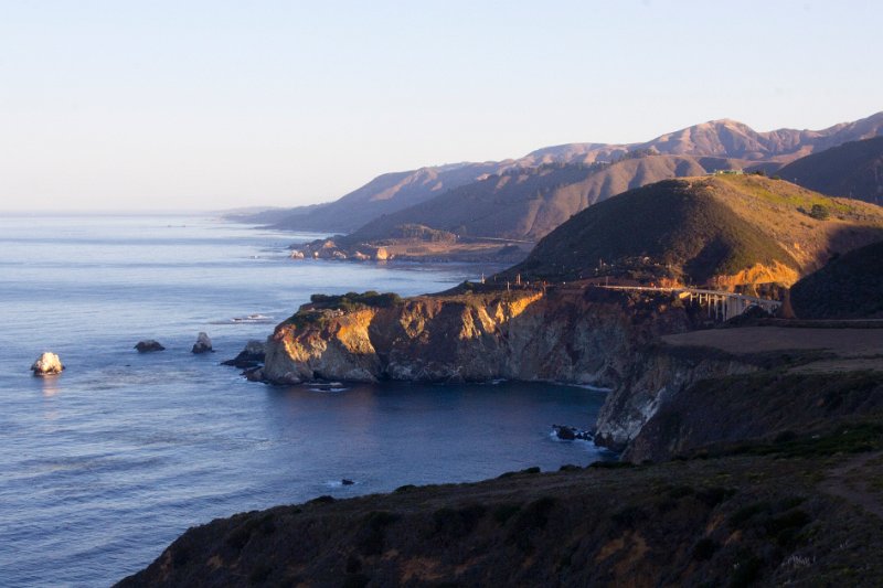 Looking South  past Bixby Bridge