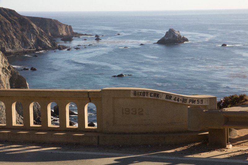 Bixby Creek Bridge detail.